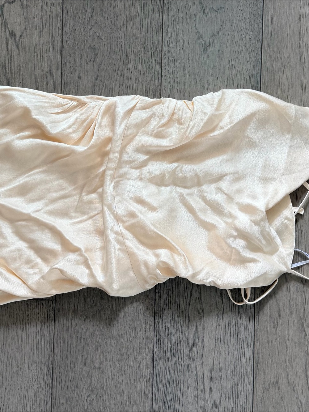Shona Joy Strapless Mini Dress in Ivory